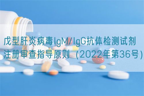 戊型肝炎病毒IgM/IgG抗體檢測試劑注冊(cè)審查指導(dǎo)原則（2022年第36號(hào)）(圖1)