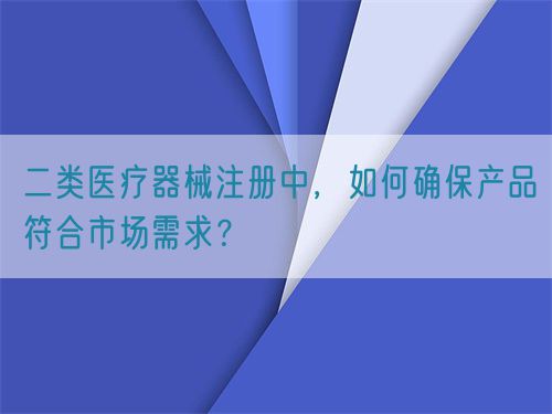 二類醫(yī)療器械注冊(cè)中，如何確保產(chǎn)品符合市場(chǎng)需求？(圖1)