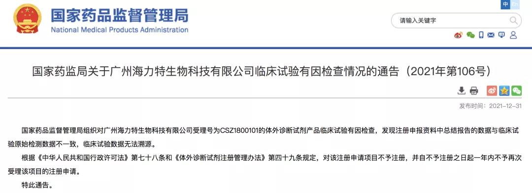 體外診斷試劑臨床試驗數(shù)據(jù)造假行為，怎么處罰？(圖1)
